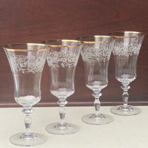 Vintage Mikasa Ice Tea Glasses S/4